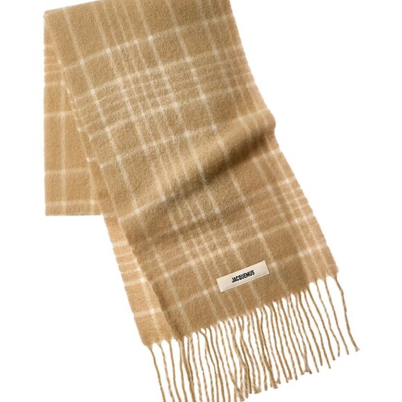 Jacquemus L'echarpe Carro Mohair & Wool-Blend Scarf - Picture 1 of 4